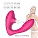 Clitoral Sucking Vibrator, G Spot Clit Dildo Vibrators Waterproof, Rechargeable Clitoris Stimulator with 10 Suction & Vibration Patterns Sex Toys for Women (Pink)thumb 2