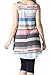 Poulax Women Loose-fit Sleeveless Lightweight T-Shirt Tunic Tank Top (XL=US16-18, Mulit Blue)