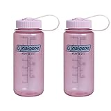 Nalgene W/M 16oz Bottle (Set of 2 Fire Pink, 16 oz, 2 Count)