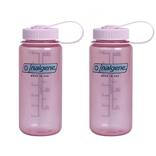 Nalgene W/M 16oz Bottle (Set of 2 Fire Pink, 16 oz, 2 Count)