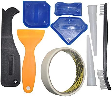 GRIVER 9-Piece Caulking Tool Kit,Caulk Finishing Tool Kit (Reinforced 9-piece caulking tool kit)