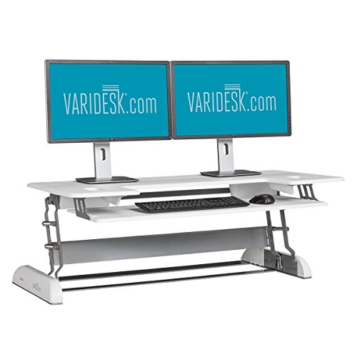 VARIDESK - Height-Adjustable Standing Desk for Cubicles - Cube Plus 48
- White