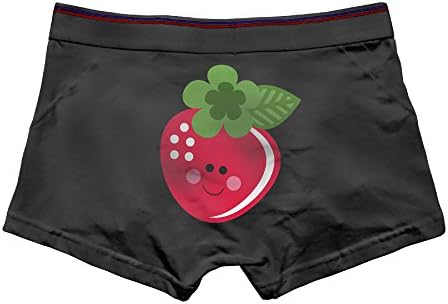 Htouch Kawaii Strawberry Men's Low-Rise Comfort Soft Underwear Boxer Brief 3X