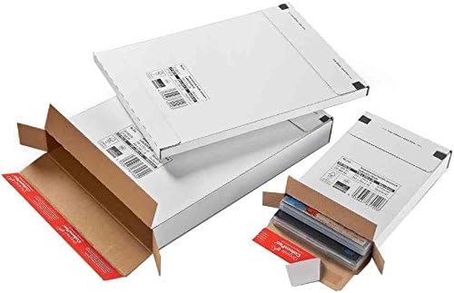 Colompac Courier Shipping Box Package, for Maxi Letter, Weiss