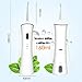 Water Flosser for Teeth, Junnom Dental Floss with 3 Jet Nozzles and 160ml Reservoir, IPX7 Waterproof USB Rechargeable 3 Water Pressure