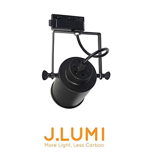 J.LUMI TRK6003 Track Light Head Plymouth, Vintage décor Light, 120V AC, E26 lamp Holder, uses PAR20 or A19 LED Bulbs, Compatible Track Rail RAL3002 (Bulb and Track Rail NOT Included) - Thumbnail 5