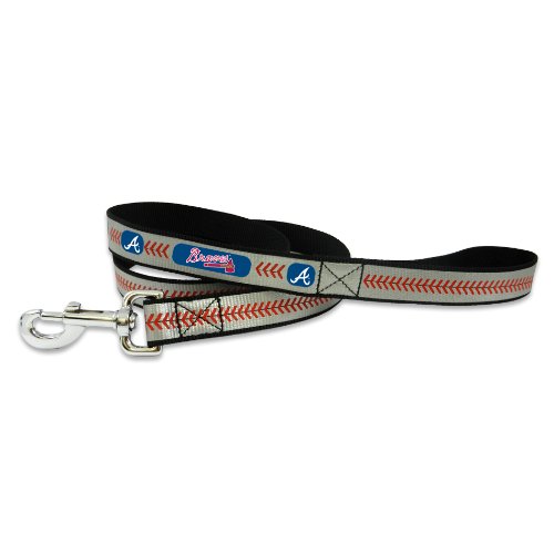 MLB Atlanta Braves Baseball Pet Leash, Reflective, Small
