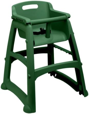 Rubbermaid FG780508DGRN Sturdy Chair Youth Seat w/ Wheels