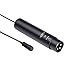 Movo LV4 Phantom Power XLR Lavalier Microphone Interview Kit with Omnidirectional and Cardioid XLR Lapel Mics, Metal Clips and Windscreens - Perfect for Video Shoots, Podcasting, YouTube Recording