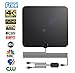 TV Antenna Digital Antenna For HDTV Indoor 60miles Range with Detachable Amplifier Signal Booster High Reception Clearview TV Antenna with High Performance Coax Cable for 4K 1080P Free Local Channels
