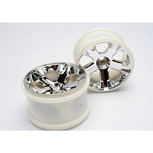 Traxxas Front All Star Wheels, Chrome (2): Jato, Jato 3.3