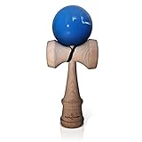 Kendama by Alpha Kendama - Pro Model - Strengthens Hand-Eye Coordination, Balance, and Reflex - Standard Size Kendama - Blue Color