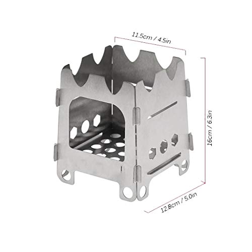 BBTshop Barbecue Charcoal Chimney Starter, Stainless Steel Charcoal Grill Cooker Rapid Quick Fire Lighter, Charcoal Chimney Starter BBQ Tools - Thumbnail 6