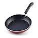 Cook N Home Pots and Pans Nonstick Cookware Set 12-Piece, Kitchen Cooking Set with Frying Pans and Saucepans, Induction Compatible, Marble Red
