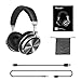 Bluedio T4 (Turbine) Active Noise Cancelling Bluetooth Headphones with Mic Over-Ear Swiveling Wired and Wireless Headphones Headset for Cell Phone/TV/PC bass Fashion (Black)