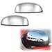 AutoModZone Chrome ABS Side View Mirror Upper Top Half Mirror Cover 2-pc Set for 07-14 Chevy Silverado Suburban Tahoe Avalanche/GMC Sierra Yukon/Cadillac Escalade