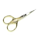 DOVO “Lion’s Tail” Gold w/Sheath Embroidery Scissor