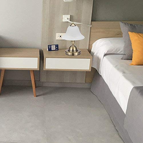 JINZO Portable Mushroom Table Lamps For Bedroom With Touch Sensor Dimmable E12 Globe Bulb Antique Brass Finished