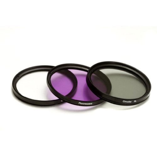 Fujifilm X-T10 Digital Camera Filter HD Multi-Coated 58mm 3 Piece Enhancing Filter Kit (UV Protector, Circular Polarizer & FLD Fluorescent Filter) - When Using 58mm Threaded Lenses - Includes Filter Case - Lifetime Warranty