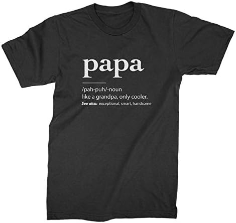 Papa Like A Grandpa Only Cooler Papa Grandpa Shirt Funny Grandfather Shirt