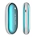 Letouch Rechargeable Hand Warmer 5200mAh Power Bank, Portable USB Electric Hand Warmers Double-Sided Heating Mobile External Battery Charger Best Gift in Winter for Women,Man (Blue)