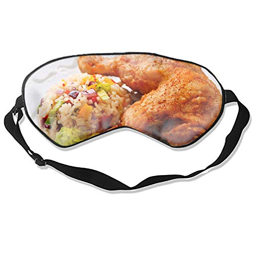 Sleep Mask, Sleeping Mask Set Stalk Rice Meat Greens Eye Cover for Women Men Comfort Deep Eye Masks Best Lightweight Night Eyeshade Blinder Travel Airplane (Stalk Rice Meat Greens)