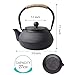 Hwagui - Cast Iron Teapot With Stainless Steel Infuser For Loose Leaf Tea And Teabags, Cast Iron Tea Kettle Stovetop Safe, 800ml/27oz