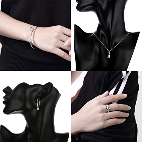 6 Sterling+Silver+Necklace+Earring+Bangle