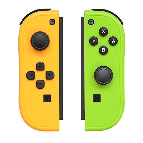 Joy Pad Controller Compatible With Switch Joycon Left And Right Controllers With Straps Support Wake Up Function Yellow And Green Pricepulse