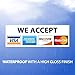 We Accept Credit Cards AmEx Visa MasterCard Discover Decals Sticker Logo Sign for Stores & Businesses (8