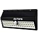 OuTera 3200mA 44 Large Big LED Solar Wall lights Or Lamp with Motion Sensor And Water resistance For Outdoor With Three Modes