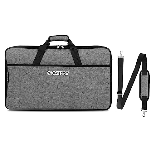 Ghost Fire Gitarrentasche, Pedalboard-Tasche, Zubehör, Aufbewahrungstasche, Tragetasche, 59,9 x 34 x 11,9 cm