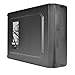 Logisys 3 Bay Slim mATX/Mini ITX Case w/350W 20+4-Pin PSU & Card Reader-CS6801BK