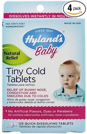 cold medicine for 4 month old baby