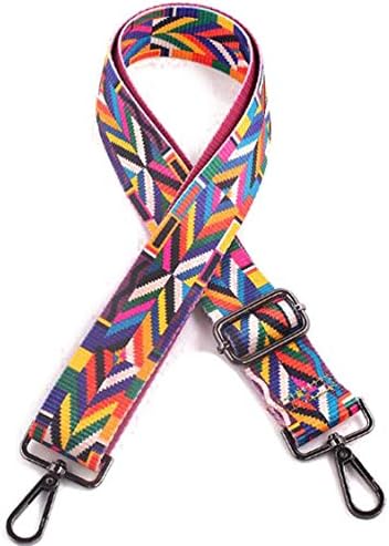 Canvas Stripe Adjust Design Shoulder Strap for Women Bags Classic Gold Buckle Bags Belts Easy Matching Bags Part B020 4