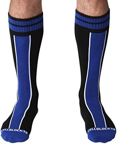 CellBlock 13 Men's Liquid Shadow Knee High Socks Blue