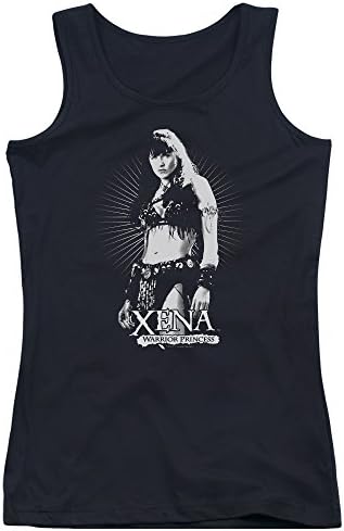 Xena Warrior Princess Don't Mess With Me Juniors Tank Top Shirt BLACK LG