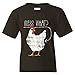 UGP Campus Apparel Guess What? Chicken Butt Shirt Youth, Funny, Joke Youth Vintage T Shirt - Medium - Dark Chocolate