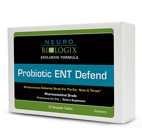 Neurobiologix - Probiotic ENT Defend (30 Strawberry Flavored Chewable Tablets)