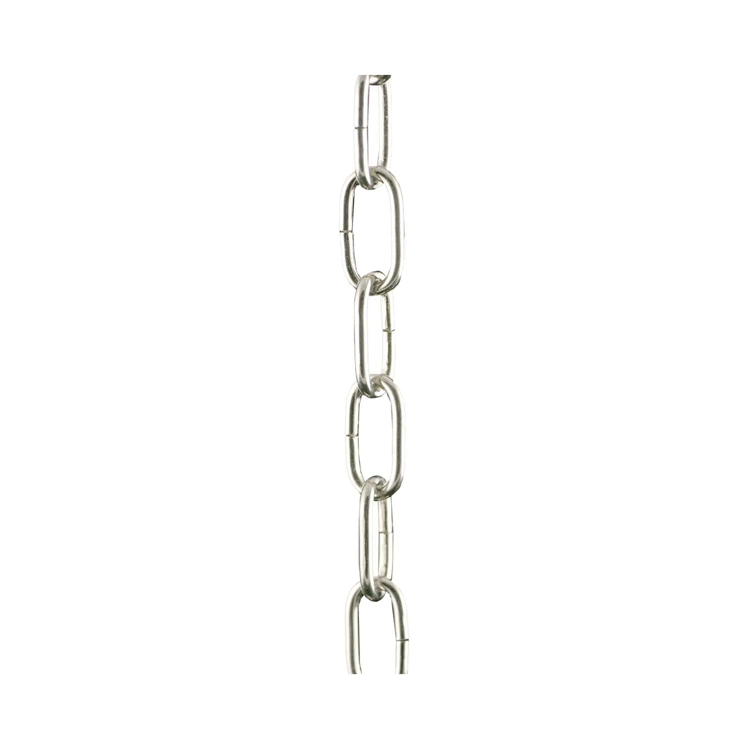 ElekTek 2m Chrome Open Link Chain - for Chandelier & Lighting - Small 20 x 10mm Link Size - Ch-1A