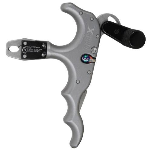 Tru ball archery boss x titanium 4 finger release, grey