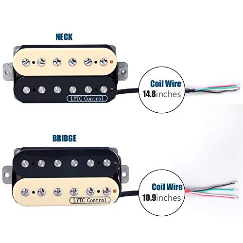 HS2 Electric Guitar Humbucker Pickup for Gibson Les Paul Replacement (Neck&Bridge)