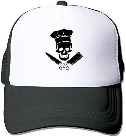 Black Chef Grill Master Kiss The Cook Unisex Strapback Hat Baseball Hat