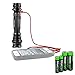 NEBO Redline Select RC 6189 3100 LUX LED USB rechargeable Tactical Flashlight and True Utility TU247 KeyTool bundle with EdisonBright AA/AAA alkaline battery sampler pack