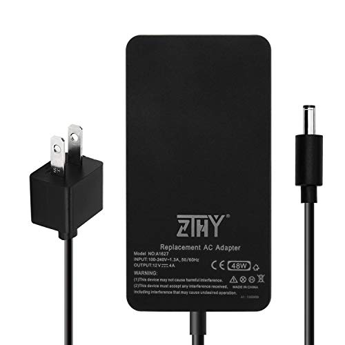 ZTHY 48W 12V 4A 1627 AC Adapter Charger Replacement for Microsoft Surface Pro 3 Docking Station 1664 Power Supply Transformer with Power Cord