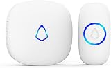 SECRUI Wireless Doorbell 1000 Feet Waterproof Plug In 58 Chimes 5 Volume