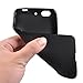 BLU VIVO 5 Case,Skmy Soft TPU Case Crystal Transparent Slim Anti Slip Case Back Protector Cover Shockproof (Black)