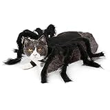 MASCARE Halloween Pet Big Spider Costume Cat Funny Party Dress up Accessories