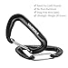 Aluminium 12KN Wiregate Carabiners Rated 2645 LBS Each Heavy Duty Lightweight Carabiner Clips for Hammock Rocking Camping