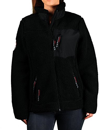 Canada Weathergear Ladies Sherpa Jacket, Black, Size Medium